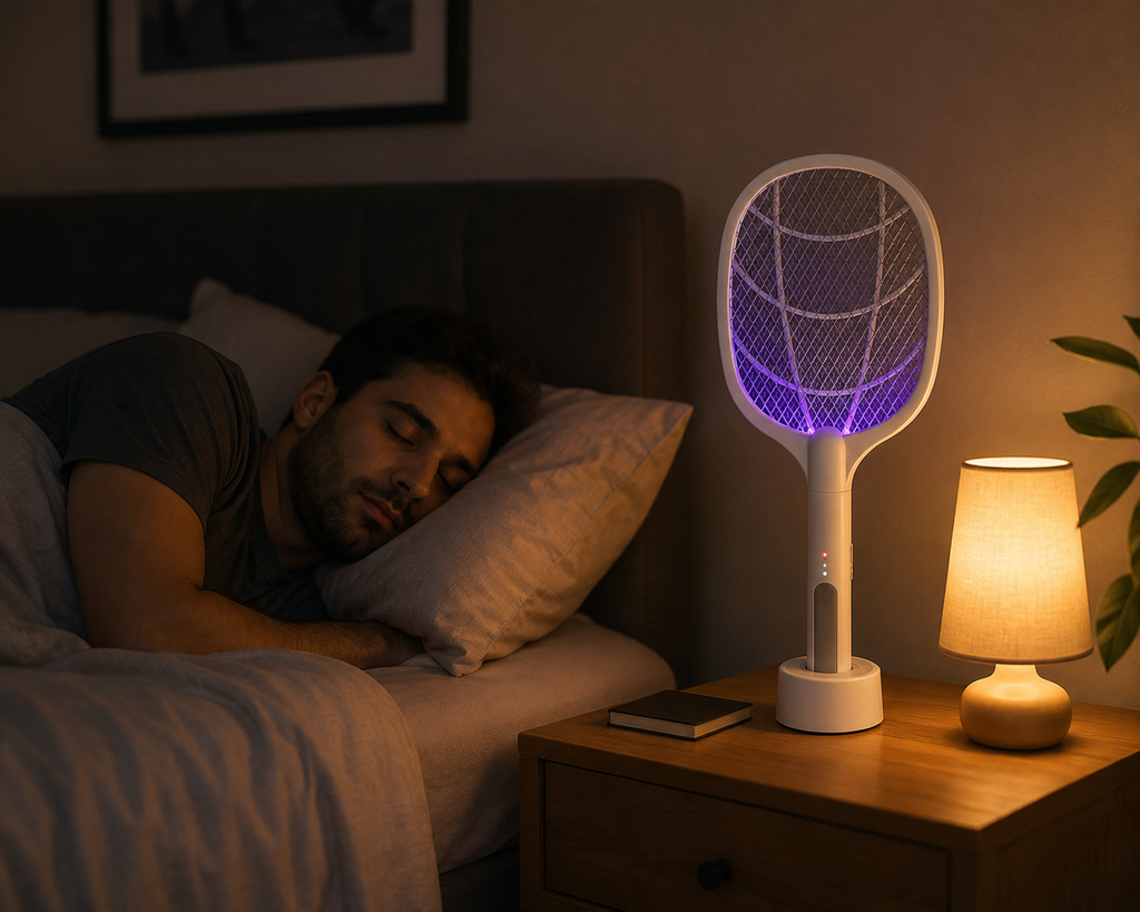 Raquette Rechargeable Zéro Moustique - Tech Raha
